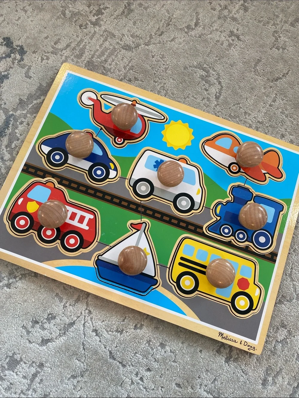 Melissa & Doug Wooden Puzzle Set